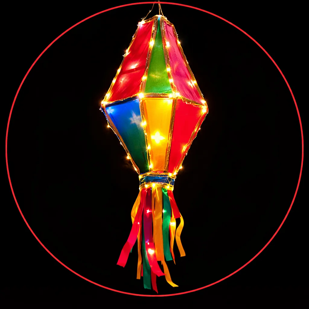 Bandeirinhas LED 10m Coloridas