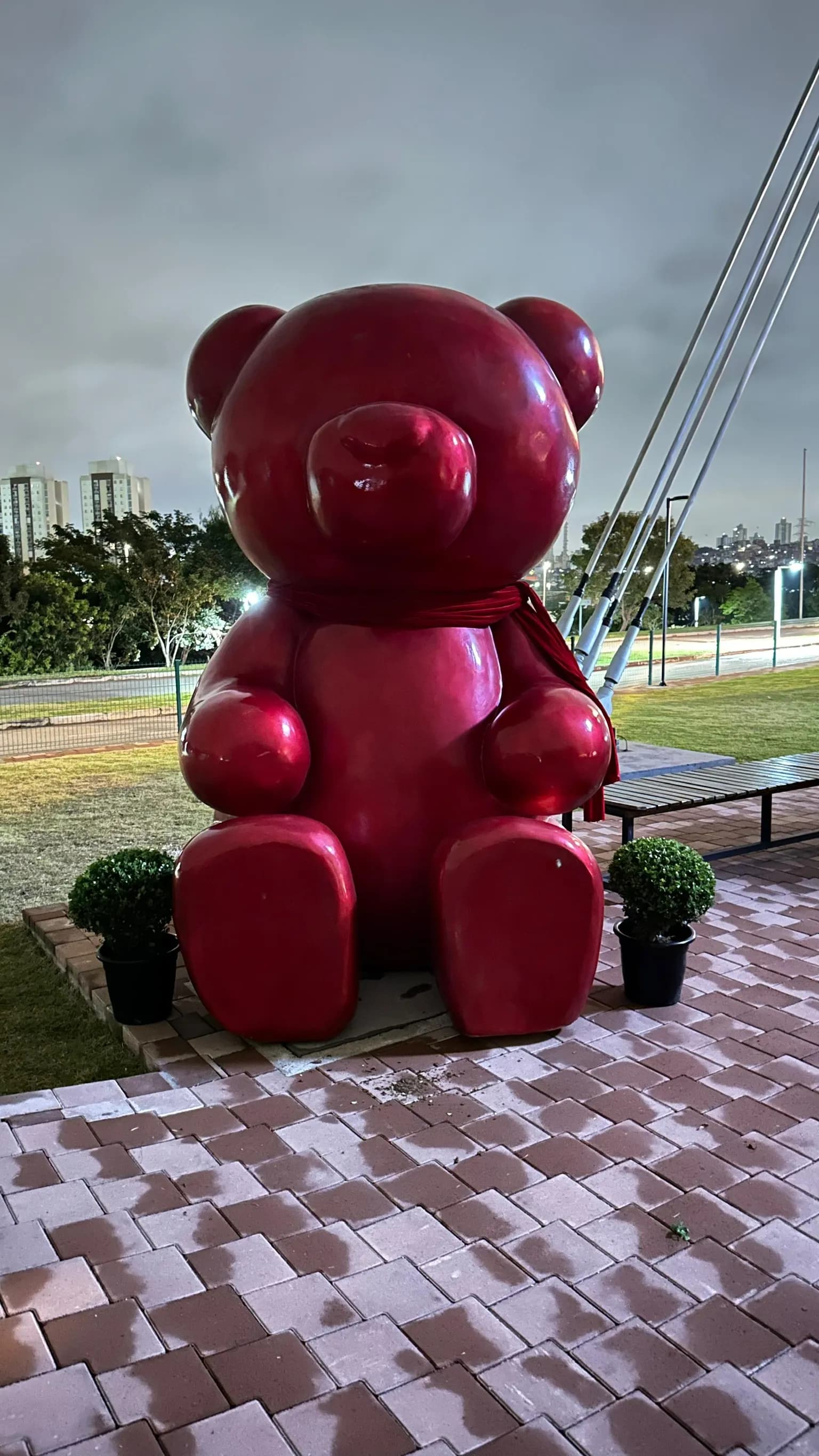 Urso Iluminado LED 1,50m